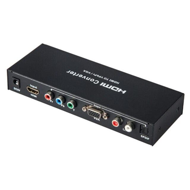  T611 HDMI zu VGA / YPbPr / l / r / Toslink