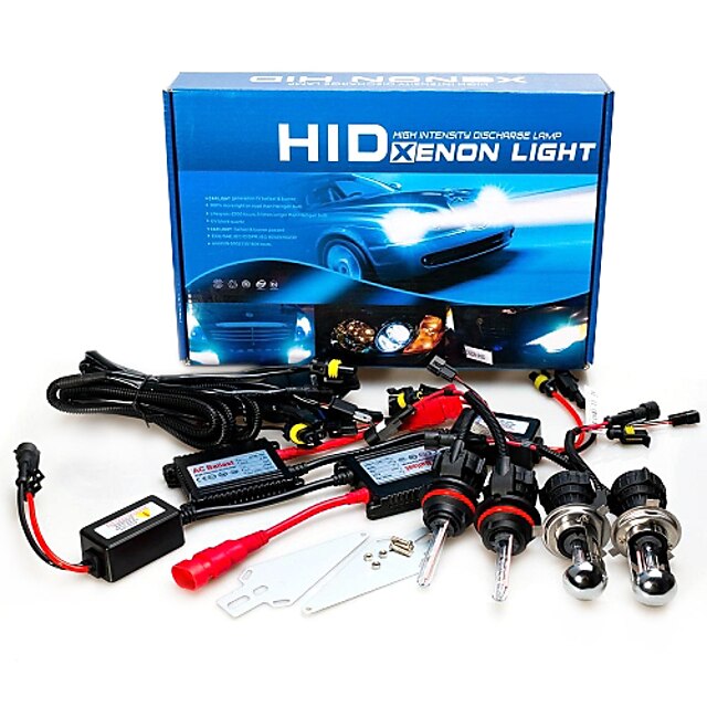  12V 55W H4 Xenon Hid AC Hight / Low Conversion Kit 6000K