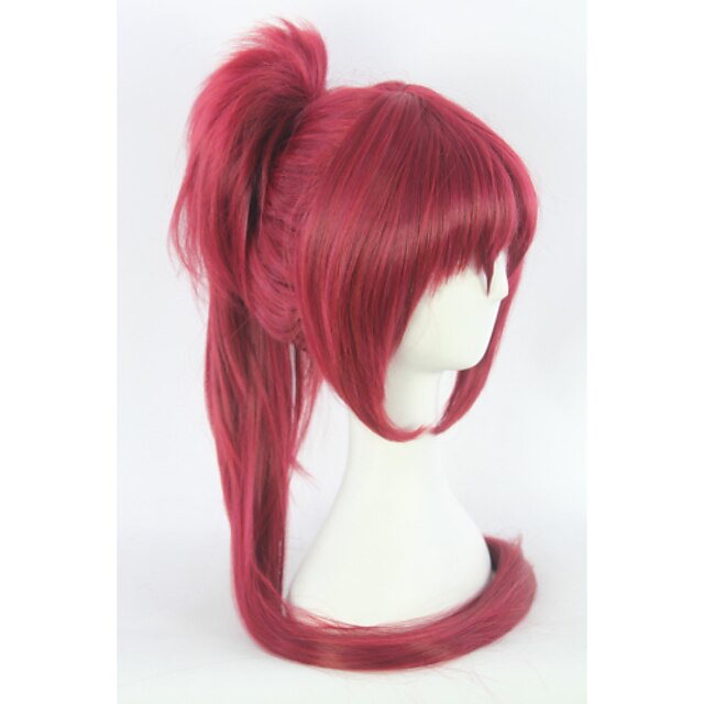  Cosplay Wigs Puella Magi Madoka Magica Cosplay Anime Cosplay Wigs 190.5 cm CM Heat Resistant Fiber Women's