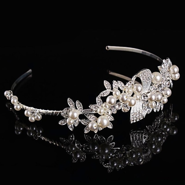  Bridal Baroque Crown Silver Tiara Queen Crystal Hairclips
