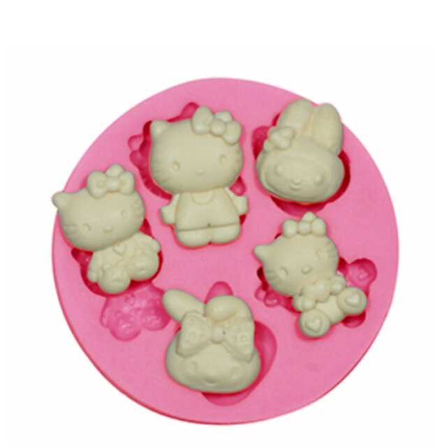  1pc Silicone Ecologico 3D Torta Biscotti Con animale muffa di cottura Strumenti Bakeware