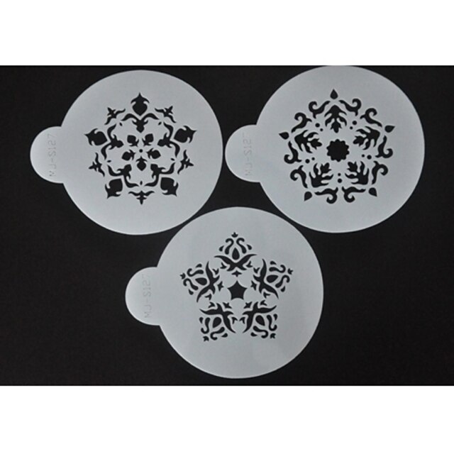  Cup Cake Stencil Candy And Coffee Decorating Tools ST-609