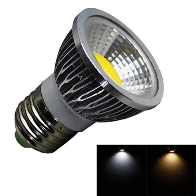  1db 3 W 280 lm E26 / E27 LED szpotlámpák 1 LED gyöngyök COB Tompítható Meleg fehér / Hideg fehér 100-240 V