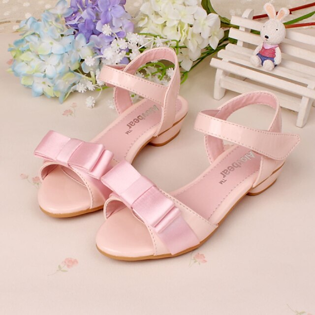  Girls' Shoes Dress Low Heel Comfort Peep Toe Leather Sandals Pumps/Heels More Colors available