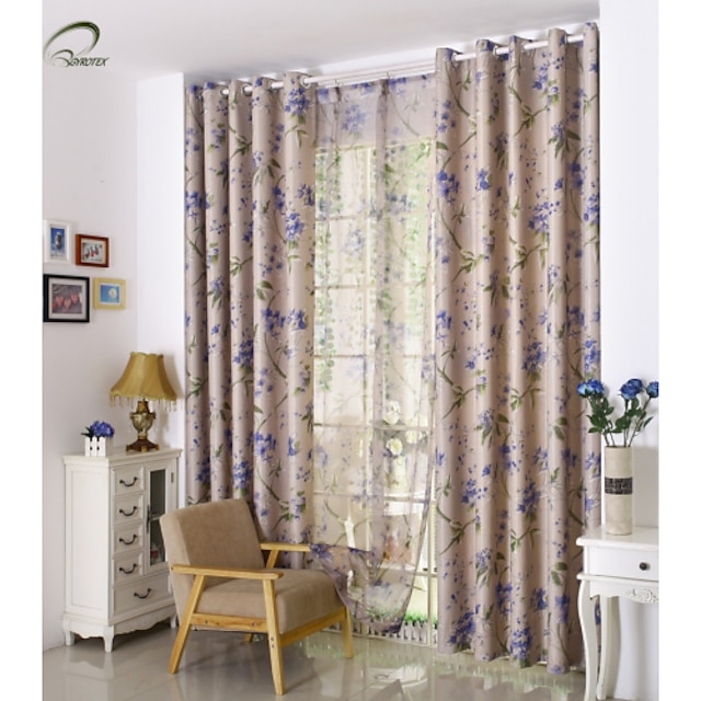  Ready Made Room Darkening Blackout Curtains Drapes One Panel  Bedroom