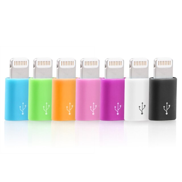  Mini USB USB-kaapelisovitin Adapterit 어댑터 Käyttötarkoitus iPad Apple iPhone 2 cm Muovi