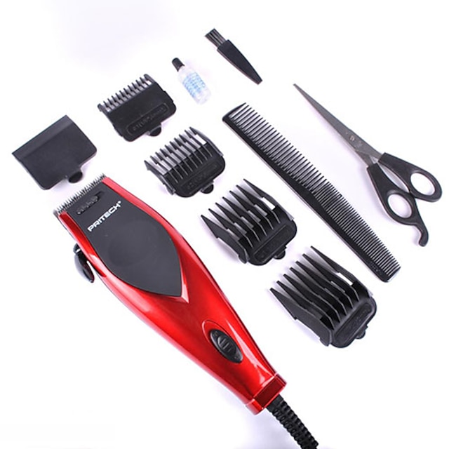  pritech varumärke elektrisk hårklippare professionell hår trimmer 220v110 spännings styling verktyg barberare familjens bruk