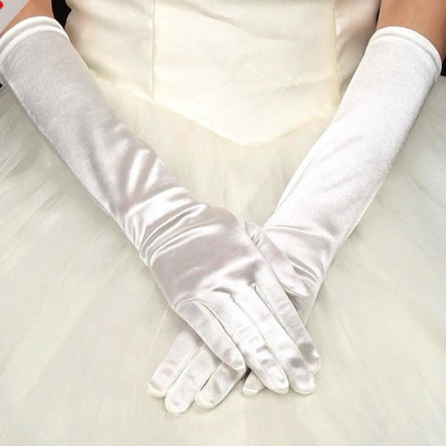  Satin Opera Length Glove Party/ Evening Gloves