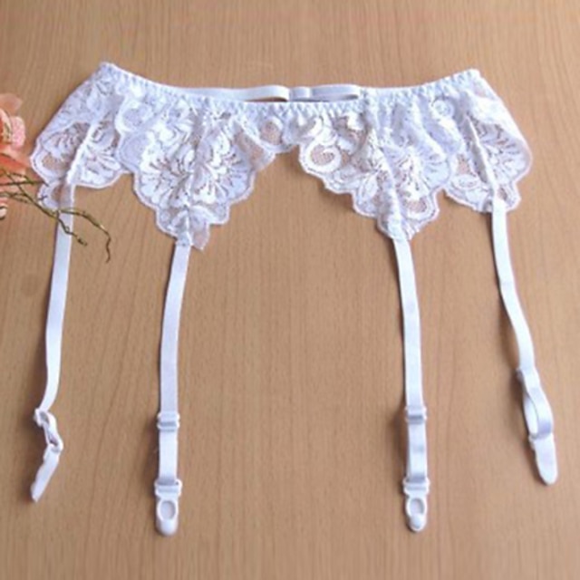  Lace / Polyester Fashion Wedding Garter With Lace Garters