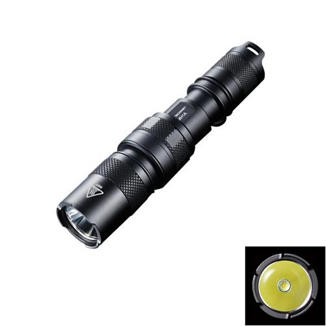  NITECORE MH1A 550 Lumens CREE XM-L U2 LED HAIII Mini Rechargeable Flashlight Torch Light (1XAA/14500, Black)