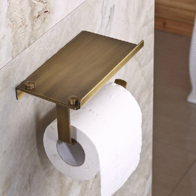  Toilet Paper Holders Antique Stainless Steel 1 pc - Hotel bath