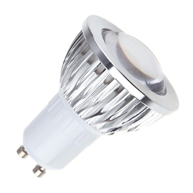  140-160lm GU10 LED Par Lights MR16 1 LED Beads COB Warm White / Cold White / Natural White 85-265V