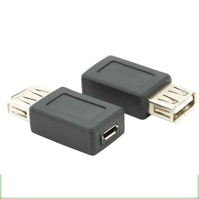  USB 2.0 Female to Micro USB 2.0 Female Adapter