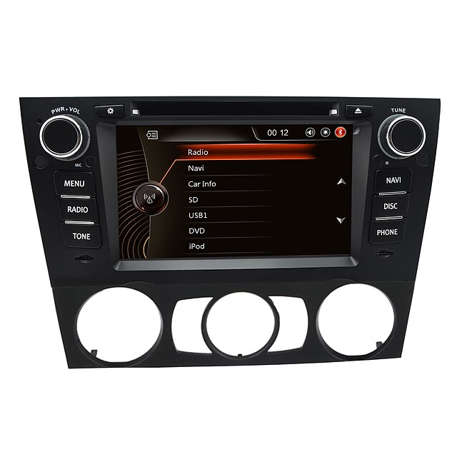  2 DIN stéréo voiture lecteur dvd de voiture pour E90 E91 E92 E93 3 série avec gps carte support vidéo 1080p lossess musique