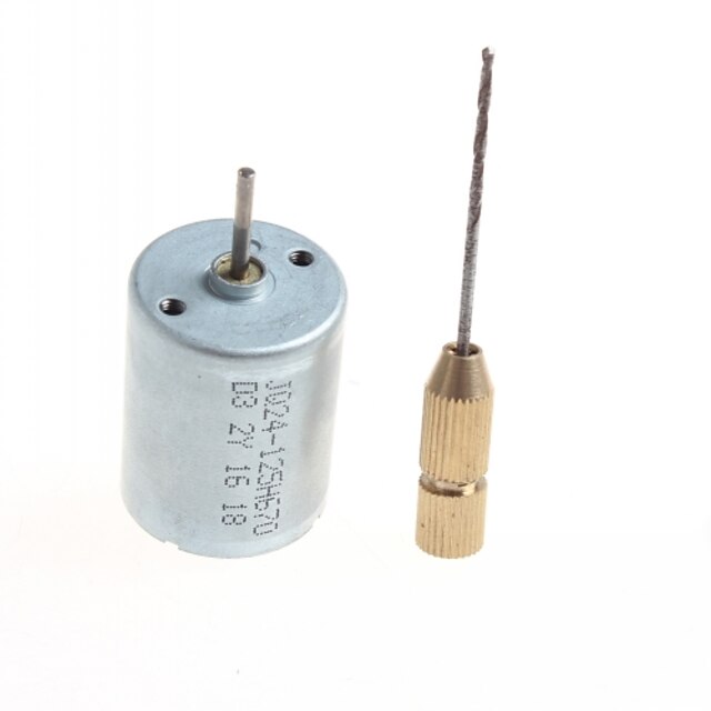  High Quality Diy Homemade Motor Micro Drill - (Silver Color) 1Pc