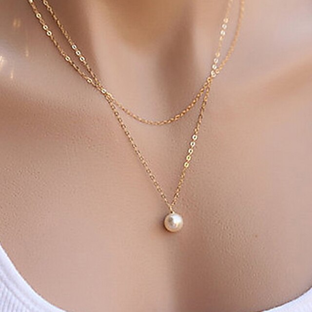  Women's Pendant Necklace Cute Alloy Necklace Jewelry For Party
