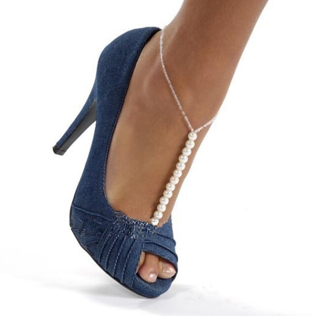  Anklet - Imitation Pearl Party, Casual, Fashion For Daily / Women's