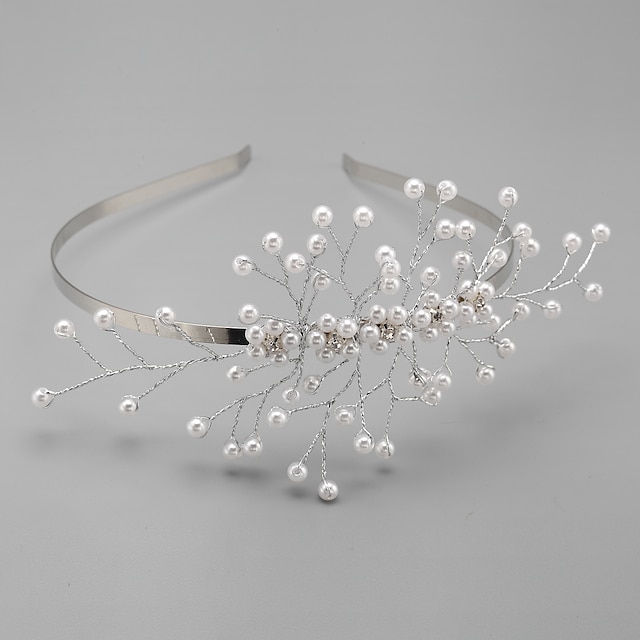  Krystall / Imitert Perle / Tøy Crown Tiaras med 1 Bryllup / Spesiell Leilighet / Fest / aften Hodeplagg