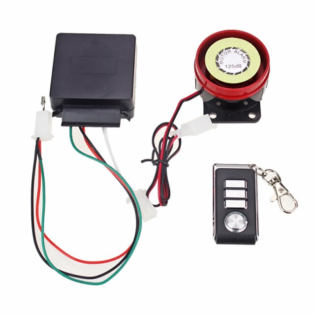  Motorbike Anti-theft Security Alarm System Remote Control Engine Start 12V