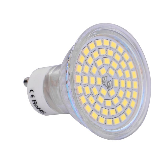  YWXLIGHT® 1pc 5 W LED-spotlys 540 lm GU10 60 LED Perler SMD 2835 Varm hvid Kold hvid 220-240 V / 1 stk. / RoHs