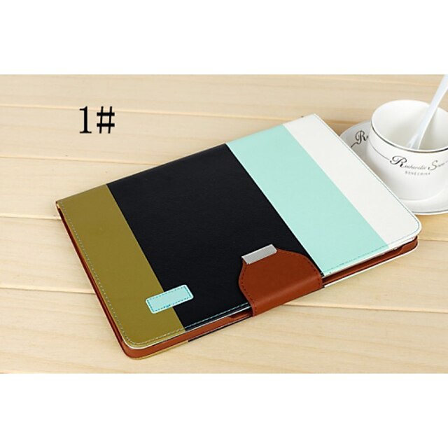  Case For iPad 4/3/2 Card Holder / with Stand Full Body Cases Geometric Pattern PU Leather for