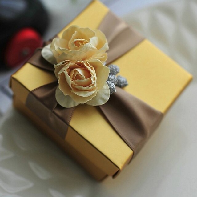  Kreisförmig Quadratisch kubisch Kartonpapier Geschenke Halter mit Print Blume Geschenkboxen Geschenk Schachteln - 6