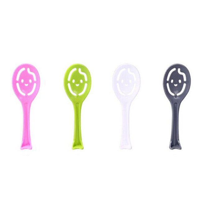  Japanese Cute Smiley Shape Spoon  (Random Color)