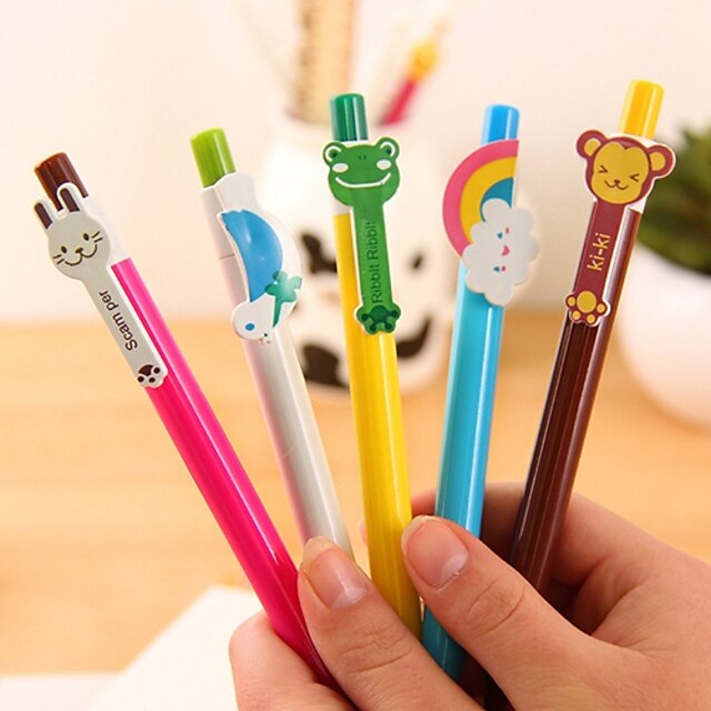  Cute Animals with Wings Stylish Multi Color Ballpoint Pen (Random Delivery)