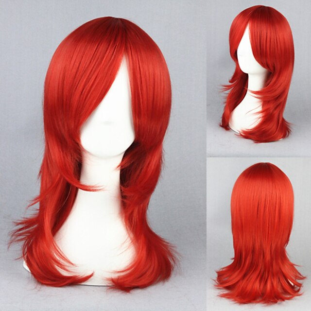  22Inch Red Anime Cosplay Wigs