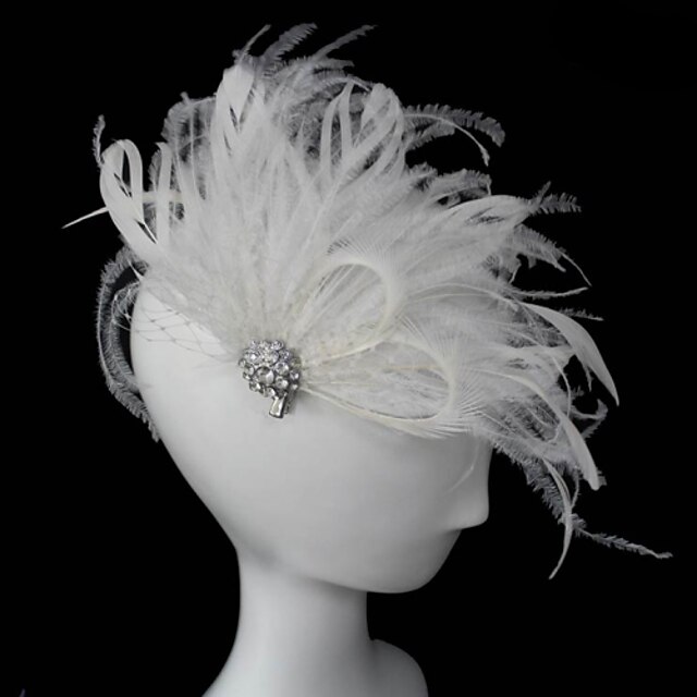  Crystal / Feather / Fabric Tiaras / Fascinators with 1 Wedding / Special Occasion / Party / Evening Headpiece