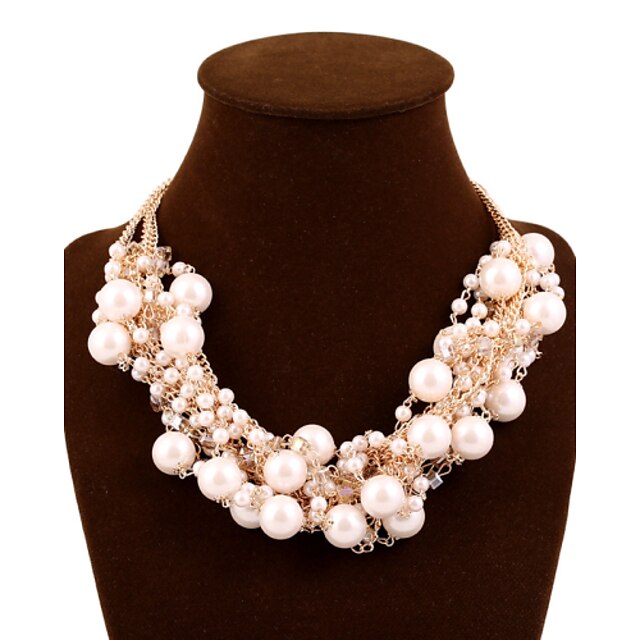  Collana di dichiarazione Collana di perle For Per donna Feste Matrimonio Occasioni speciali Perla Lega