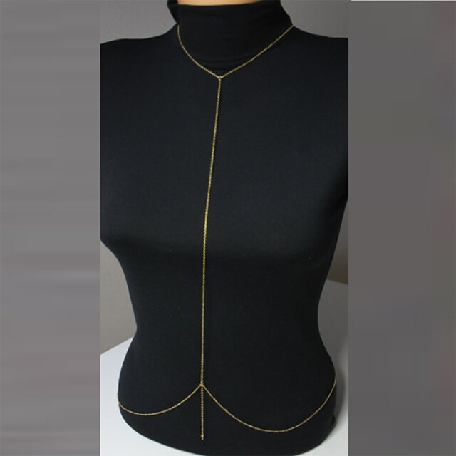  Women's Body Jewelry Body Chain Gold Unique Design / Party / Casual Alloy Costume Jewelry For Party Summer