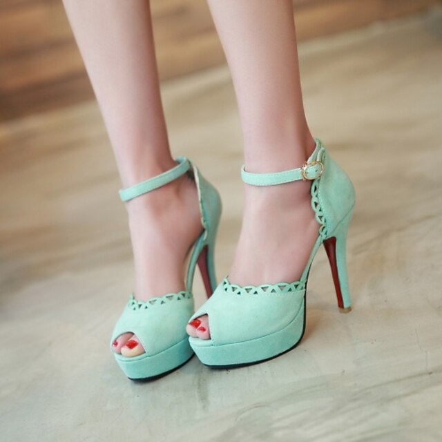  Women's Shoes Stiletto Heel Peep Toe Sandals Dress Shoes More Colors Available