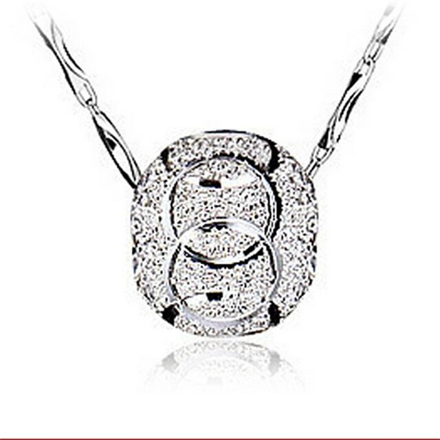  Women's Shape Pendant Sterling Silver Silver Pendant Wedding Party Daily Casual Costume Jewelry