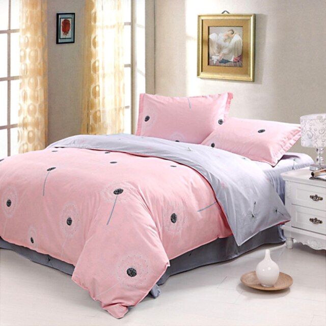  Yuxin® Light Pink Color Duvet Cover Fashion Soft & Comfortable Cute Dandelion Printed Full/Queen/King Size
