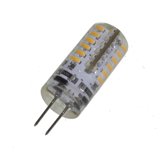  2 W Becuri LED Corn 150-200 lm G4 T 48 LED-uri de margele SMD 3014 Decorativ Alb Cald 12 V / 1 bc / RoHs