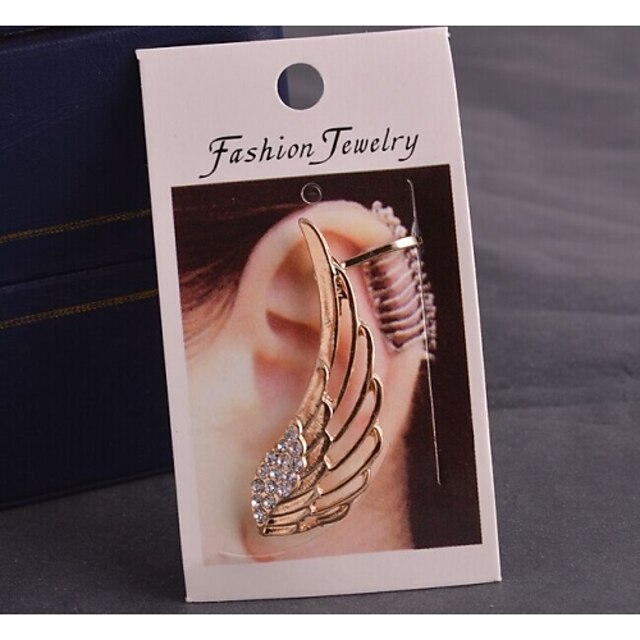  Women's Ear Cuff Fashion Rhinestone Earrings Jewelry For Wedding Party Daily Casual Sports