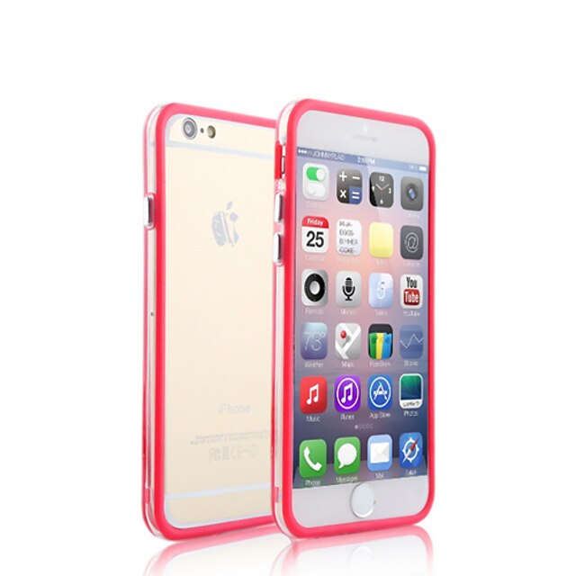  Case For iPhone 5 / Apple / iPhone X iPhone X / iPhone 8 Plus / iPhone 8 Transparent Bumper Solid Colored Hard PC