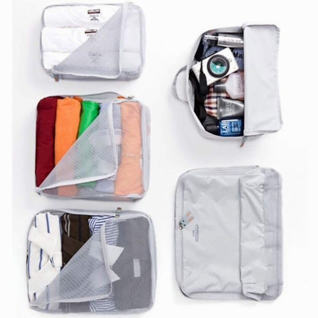  Textile Oval Travel Home Organization, 1pc Storage Bags
