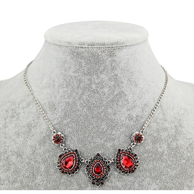 Statement Necklace For Women's Crystal 
