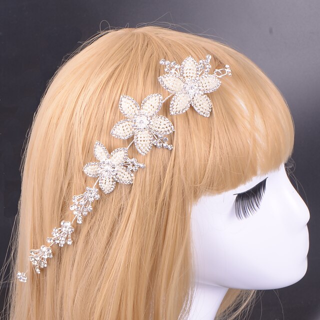  Crystal / Fabric / Alloy Tiaras with 1 Wedding / Special Occasion / Party / Evening Headpiece