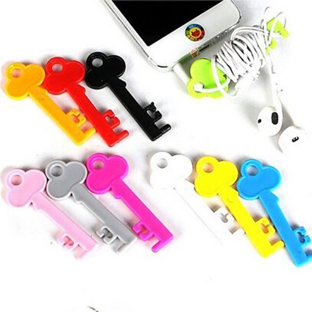  multifunkční candy-barevné klíče tvar cívek převíječky a držák telefonu (náhodné barvy)