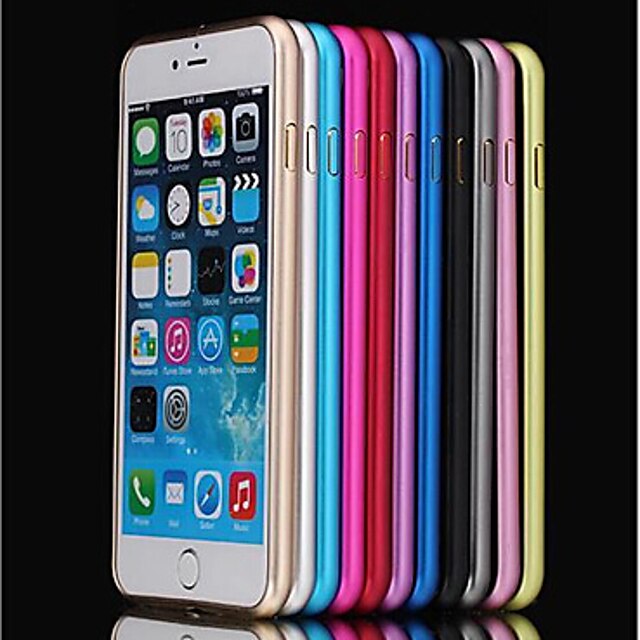  ケース 用途 Apple iPhone 8 Plus / iPhone 8 / iPhone 7 Plus 耐衝撃 / 超薄型 バンパーケース ソリッド ハード メタル