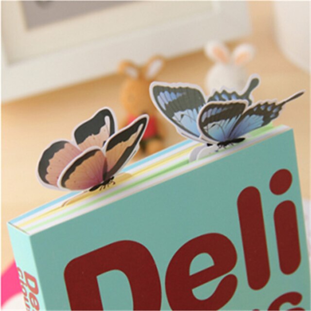  Han Edition Lovely Butterfly Bookmarks(Random Color)