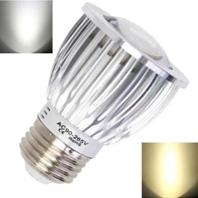  2.5 W Круглые LED лампы 210-250 lm E26 / E27 1LED Светодиодные бусины COB Тёплый белый Холодный белый 85-265 V / 1 шт. / RoHs / CE / CCC