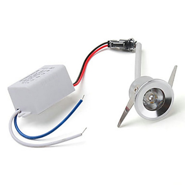  1pc 1 W LED Spot Lampen 100-130 lm 1 LED-Perlen Hochleistungs - LED bezaubernd Kühles Weiß 85-265 V / 1 Stück / RoHs