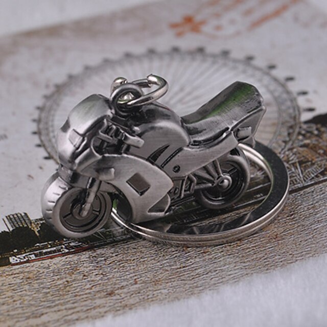  دراجة نارية المفاتيح نموذج محاكاة 3D مفتاح دراجة نارية حلقة سلسلة