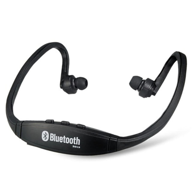  Fone de ouvido com pescoço Sem Fio V4.0 Com Microfone Com controle de volume Esporte e Fitness