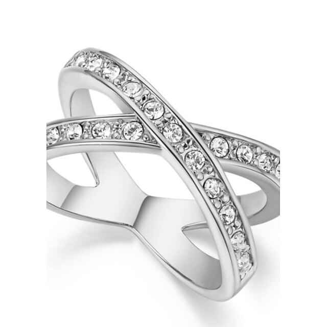  Γυναικεία Δακτύλιος Δήλωσης Κρυστάλλινο Προσομειωμένο διαμάντι / Κράμα Γάμου / Πάρτι / Καθημερινά Κοστούμια Κοσμήματα