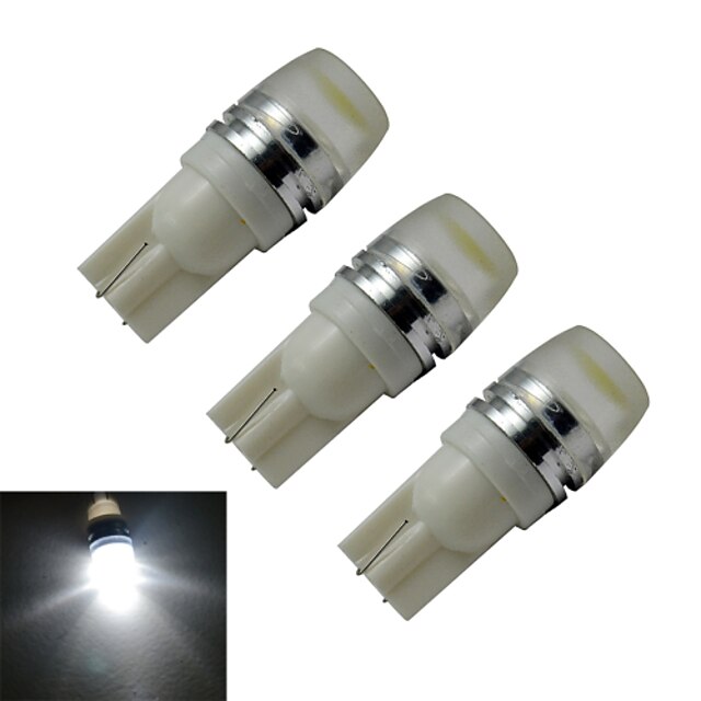  3pcs 1.5 W 90 lm 1 LED χάντρες LED Υψηλης Ισχύος Ψυχρό Λευκό 12 V / 3 τμχ